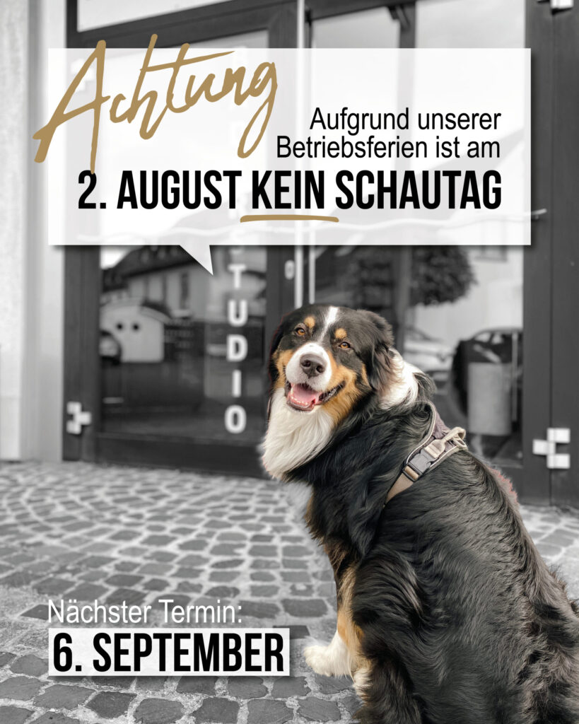 KEIN Schautag am 02.08.26